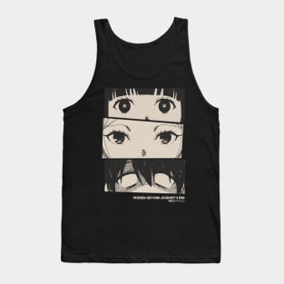 Frieren Party Gloomy Halftone Fanart Design Tank Top